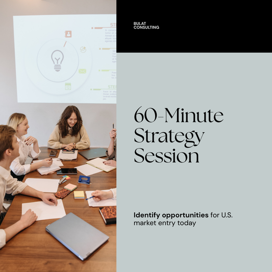 (Intro) – 60-Minute Strategy Consultation: Market Entry to the U.S.